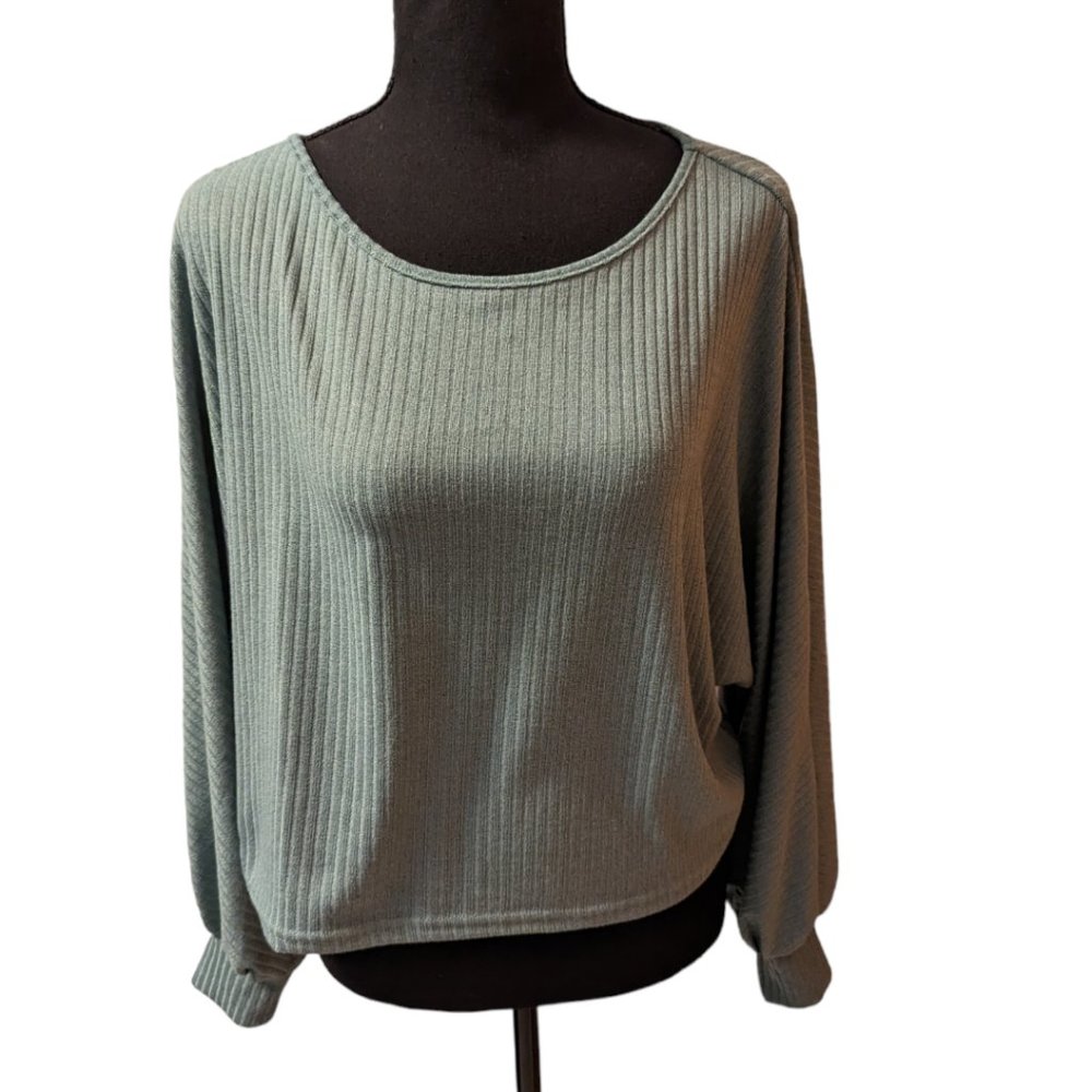 Shein Mint Green Long Sleeve Top Size: S